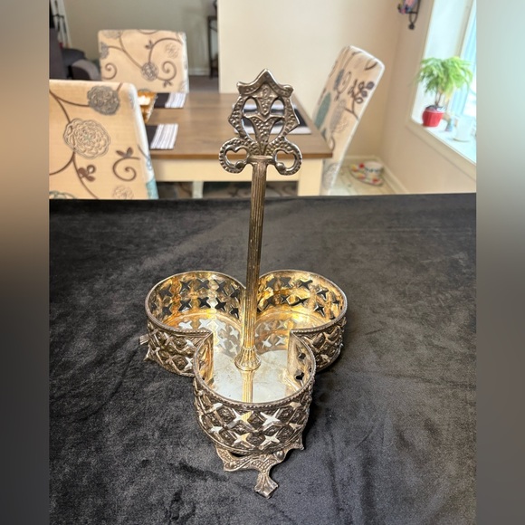 Other - Antique Victorian Silver- Plated  Condiment Or Cruet Castor Holder